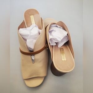 Louise et Cie Kimba Leather Peep Toe